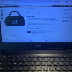 Black Under Armour Duffle Bag 