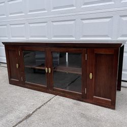 Tv Console Entertainment Cabinet Lowboy