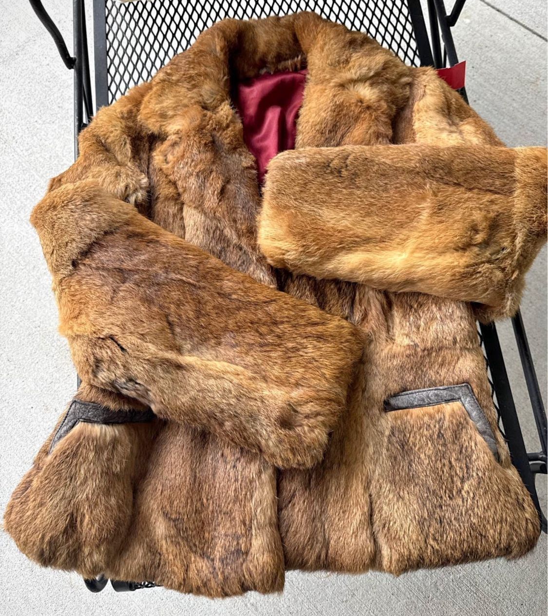 Vintage Rabbit Fur Coat