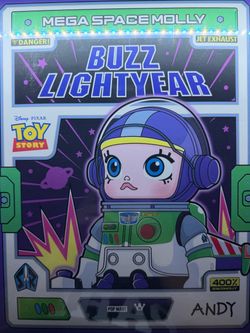SEALED Pop Mart Mega Space Molly Buzz Lightyear 400%