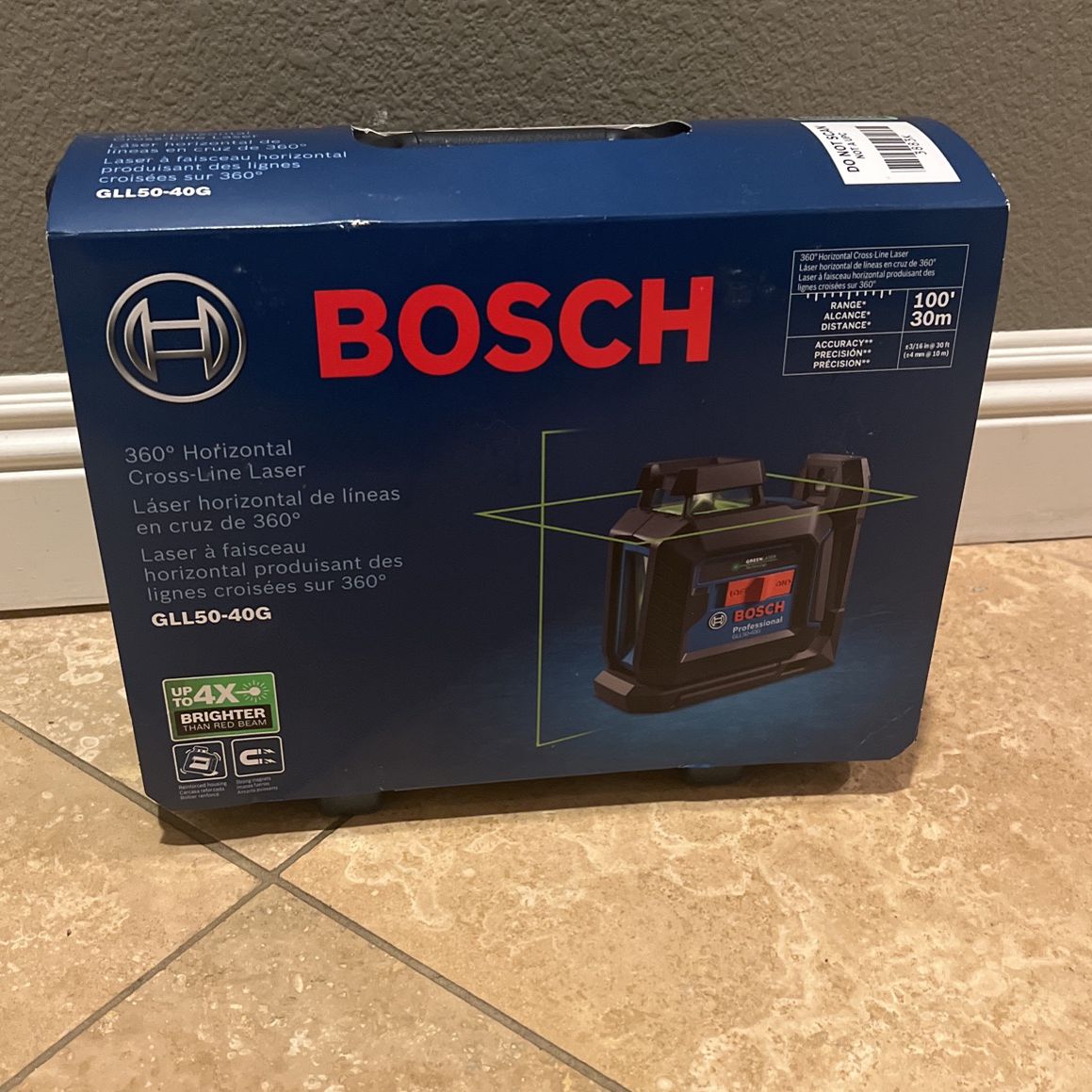 Bosch 360 Degree Cross-Line Laser (New)