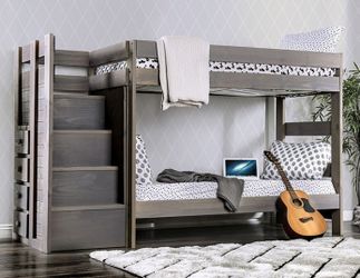 Bunk beds with staircases