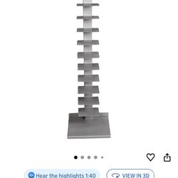 Spine Bookcase Silver 