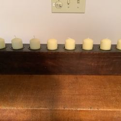 Broyhill Solid Wood Candle Holder Comes With Candles New Price Was $59.99