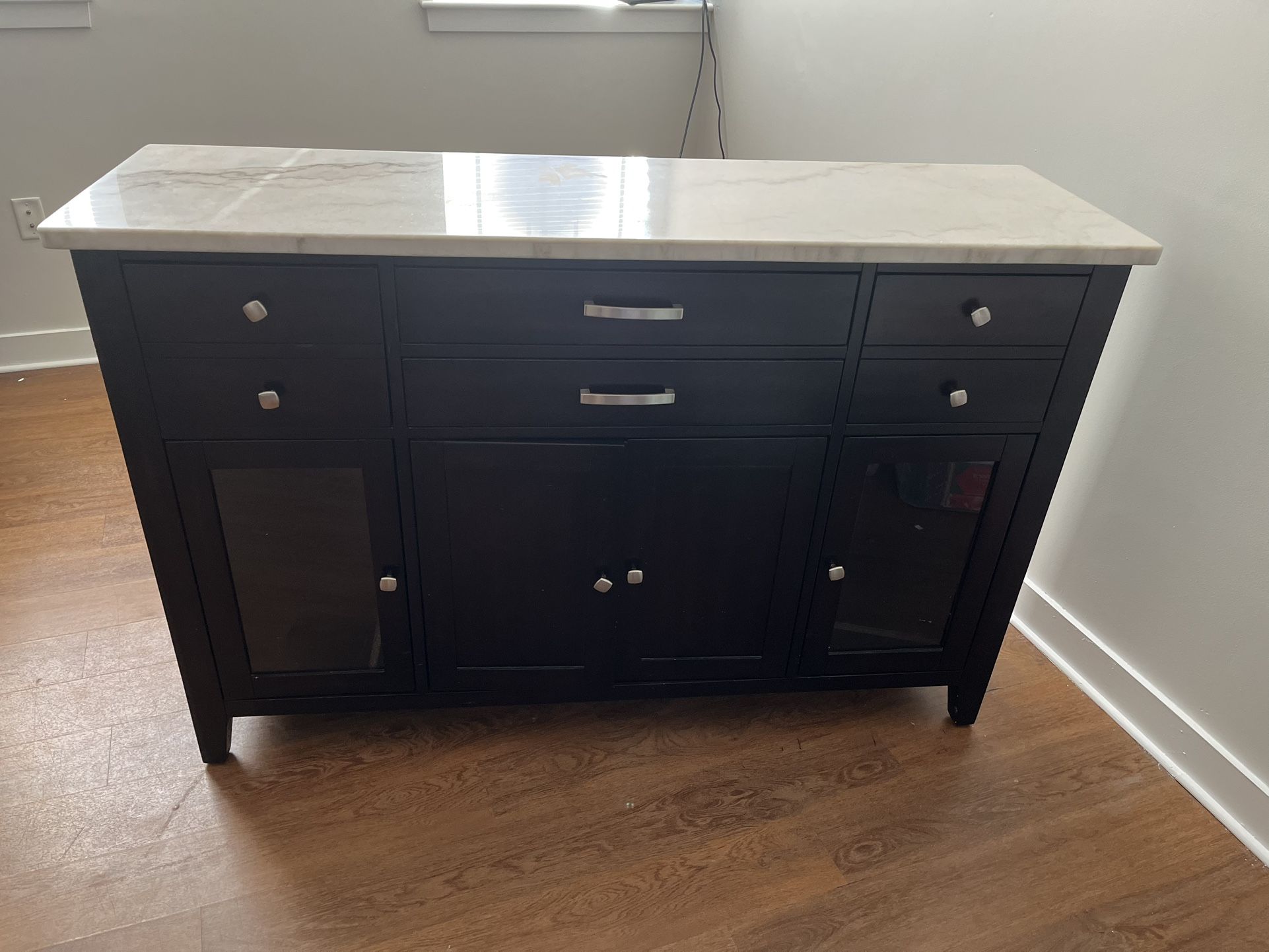 White Marble Top Table