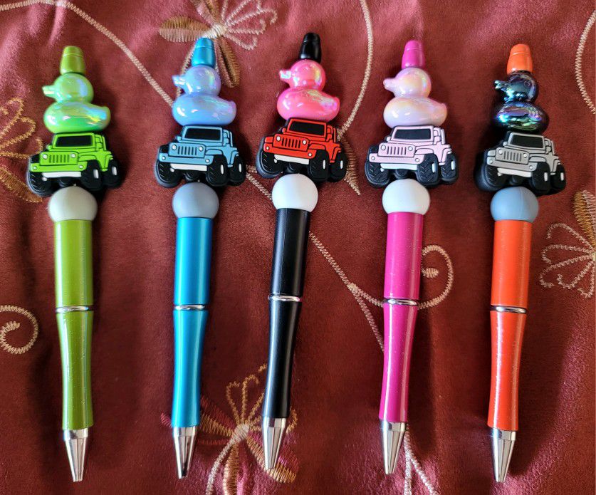 Beaded Pens With Ink Refill