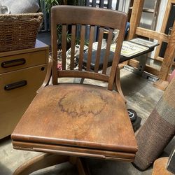 Antique desk chair 