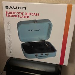 Bluetooth Suitcase Record/ Vinyl Player 