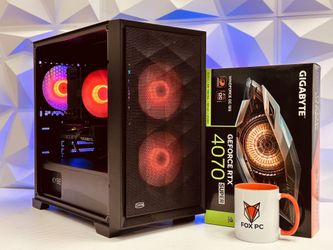🦊 FOX 11 🦊 PAYMENT AVAILABLE 🦊 CUSTOM GAMING PC TOWER | PC | DESKTOP | INTEL CORE I5-12400F | NVIDIA RTX 4070 | 32 GB DDR5 RAM | 1 TB SSD | WIN 11