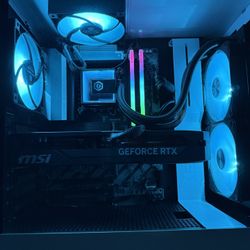 Gaming PC Liquid Cooled - Intel Core Ultra 9 285 (24 Cores) Processor - NVIDIA GeForce RTX 5070 Ti - 32GB RAM - 3TB NVMe SSD 