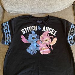 Disney Stitch Crop Tee Adult size XS