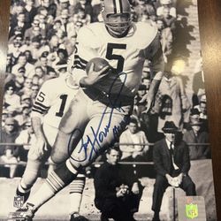 Certified Autographed Paul Hornung 8x10 Photo 