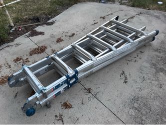 Werner Multi-Position Aluminum Folding Ladder