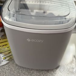  ecozy Portable Ice Maker – 26lbs/Day – Fast 6-Min Ice – Self-Cleaning + Accessories! 