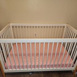 Delta White And Natural Crib