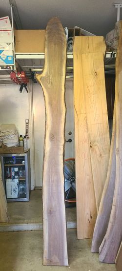 Long Black Walnut Live Edge Slab – Kiln Dried Iowa Walnut