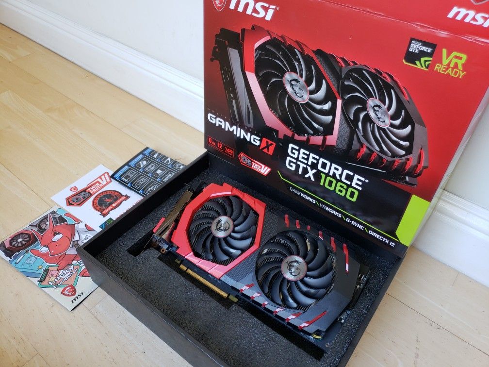 MSI GeForce GTX 1060 X OC in perfect condition box for Sale in Fullerton, CA OfferUp
