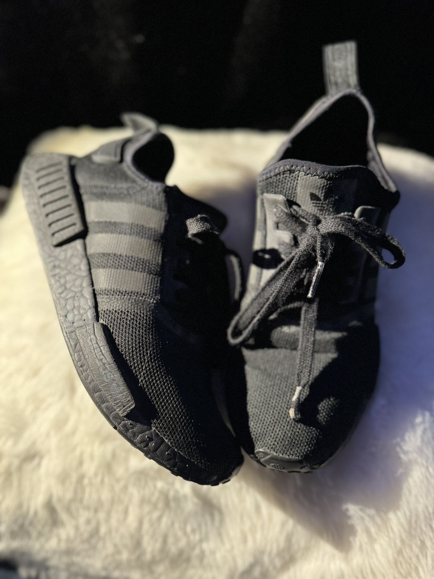 USED BLACK NMD Size 7 Women