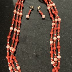14 Kt Coral Necklace By Zoe B.