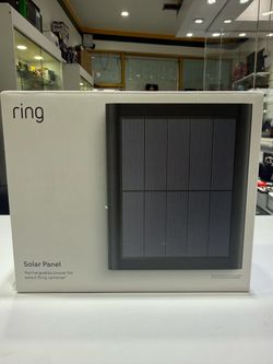 Ring solar panel