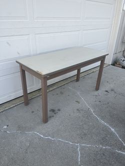 Vintage Metal-Framed Table