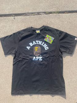 black bape tee