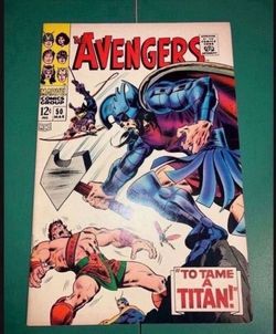 1968 Silver Age Avengers #50 Comic Book