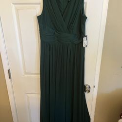 Bridesmaids Dress Hunter Green