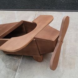 Wooden Airplane Baby Photo Prop