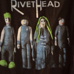 RivetHead All Your Covers Belong To Us Heavy Metal Concert Tour T Shirt XL