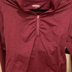Maroon, long sleeve activewear