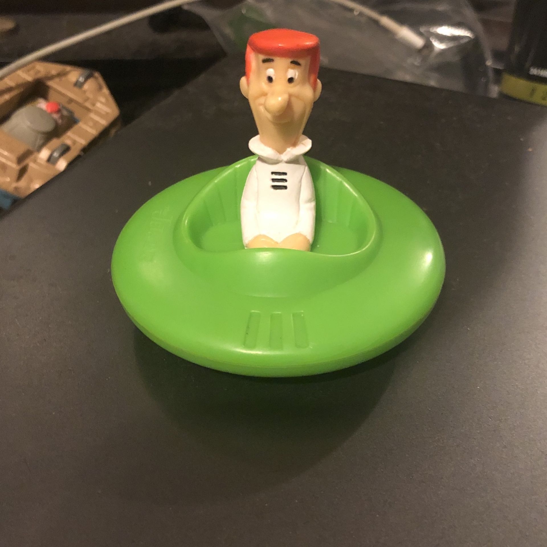 1989 Wendy's George Jetson Hanna Barbera The Jetsons Wheeled Flying Saucer Car