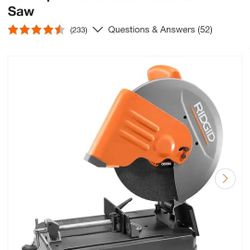 Ridgid 14 Inch Chop Saw