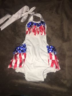 4th of July romper