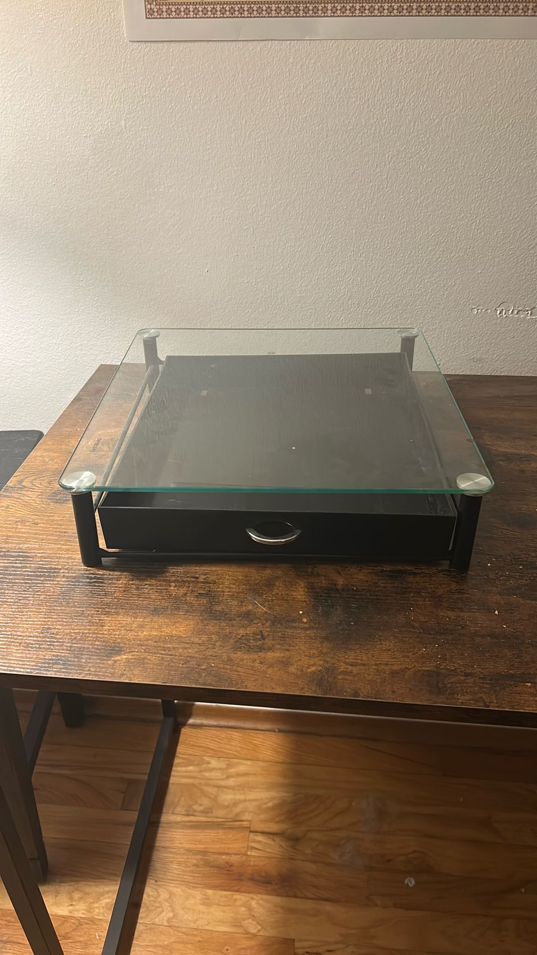 Desk Lamp Stand w/ Drawer