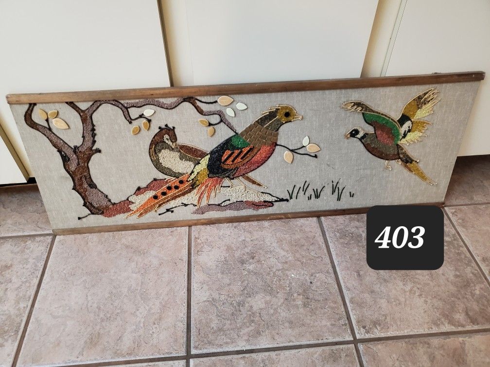 Mid Century Gravel Art 