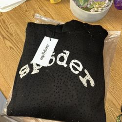 Rhinestone Spder Hoodie