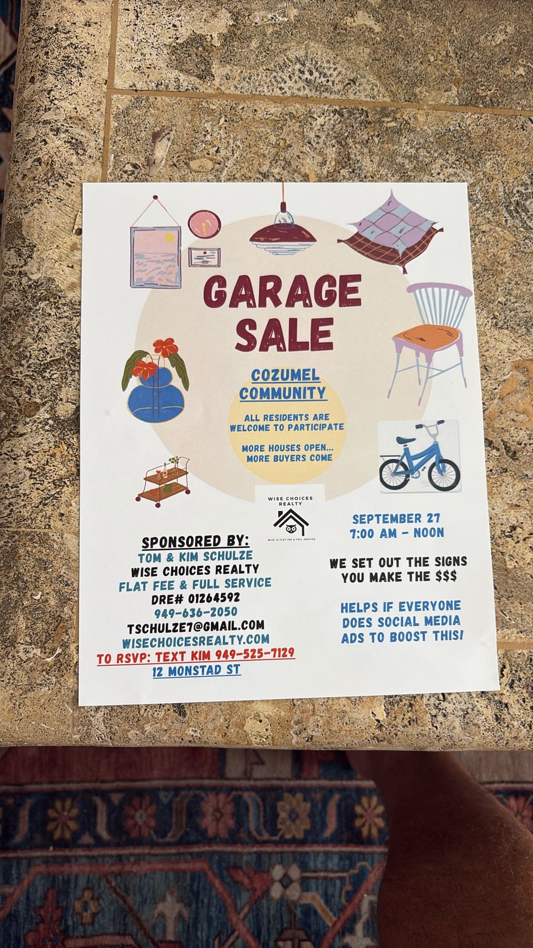 Neighbor Garage Sale - Cozumel Community
