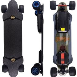 BRAND NEW TEAMGEE H20T ELECTRIC SKATEBOARD W/ RUBBER WHEELS 1200 WATT DUAL MOTOR