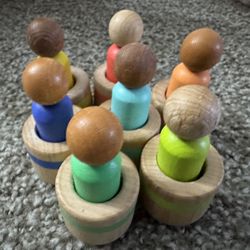 Lovevery Wooden Peg Doll 