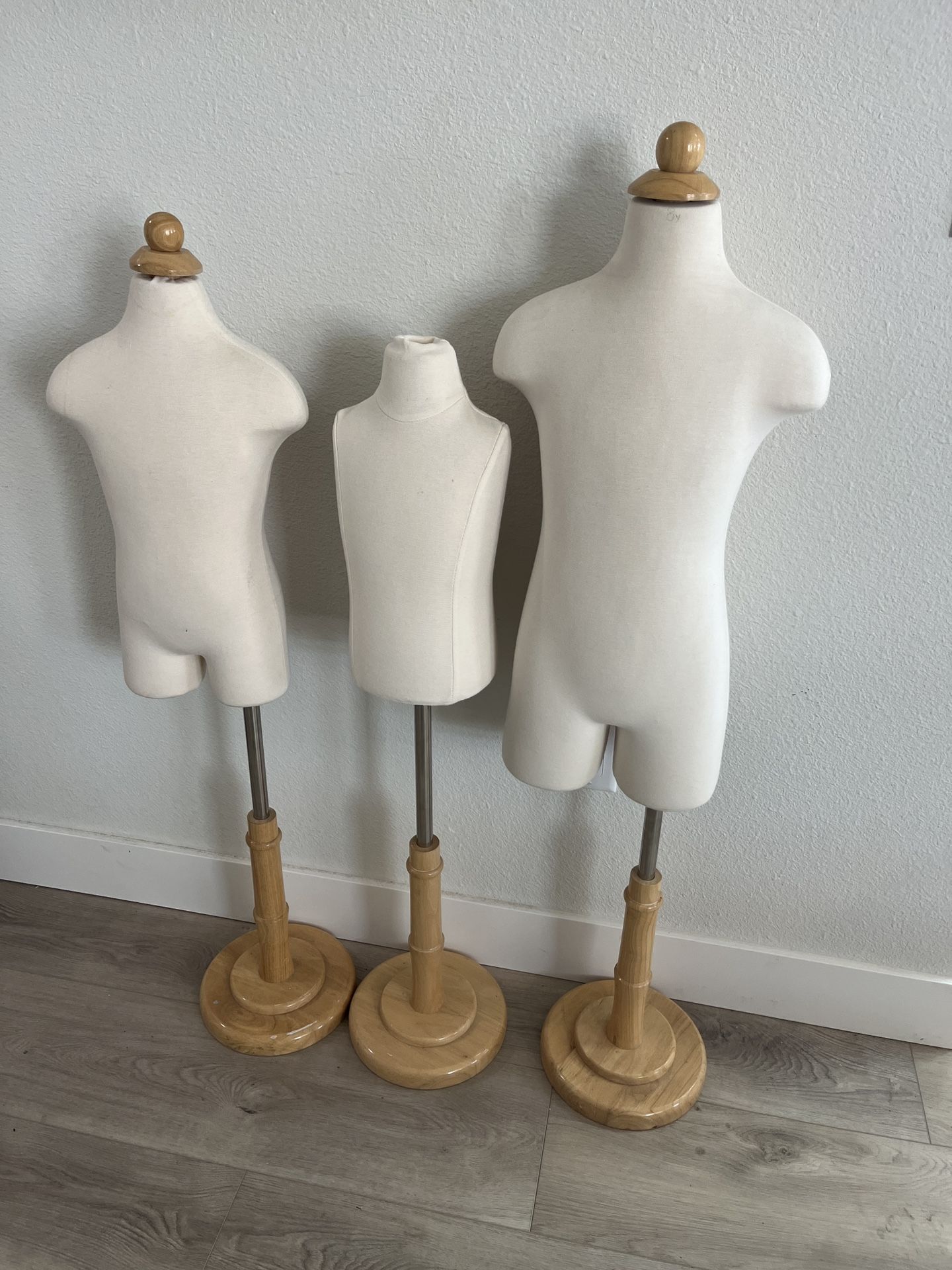 Child Dress Forms- 1 Yr, 4/5 Yr, 7/8 Yr