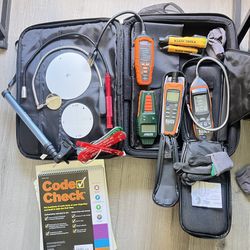 Klein Electrical Tools Home I Spection Tool Set. Moister Meter Carbon Monoxide Meter Gas Leak Detector