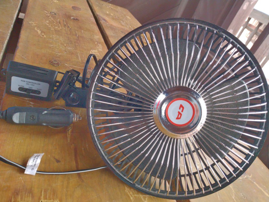 Automobile Fan With Mounting Bracket Slow And Fast Speed