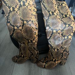 Steve Madden Knee High Boots Snakeskin 