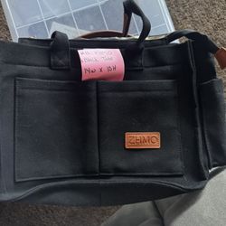 Black Tote Canvas Bag