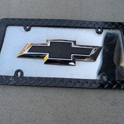 Chevrolet License Plate Emblem 