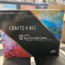 8 By 10 Inch 100% Cotton Stretched Canvas