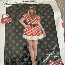 Large Minnie Mouse Halloween Costume. Dress and ears only. Used once. Cash only