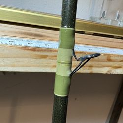 Black/green Glass Custom Fishing Rod 