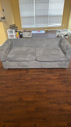 Gray Fabric Two-Seat sleeper sofa